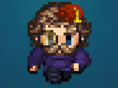 Digit Blast - Pixel Crew! Craig 2d 32x32 animated brand charicature design game character pixels wallpaper