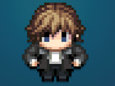 Digit Blast - Pixel Crew! Jake 2d 32x32 animated brand charicature design game character pixels wallpaper