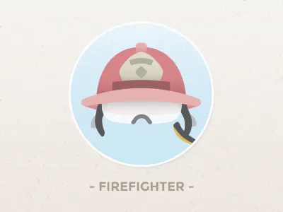 Firefighter firefigther illustration