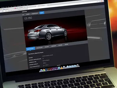 Car Dealer cars mockup ui website