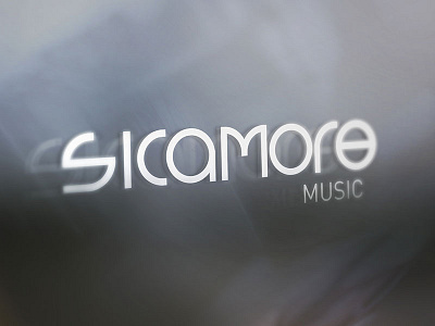 Sicamore Music Logo custom font logo music