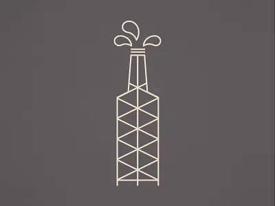 We've Struck Ale! beer branding brewery icon illustration logo oil wip