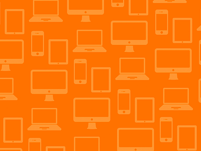 Device Soup background device orange pattern white