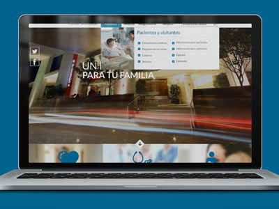 Reponsive Medical Site full screen health hospital medical responsive ui ux