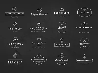 Shotfolio Logos bundles logos photography