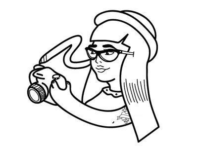 Character 5 - Wip cartoon character character design hipster london shoreditch wip