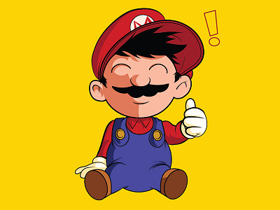 Vector Practice cartoon character character design illustration illustrator mario super mario vector