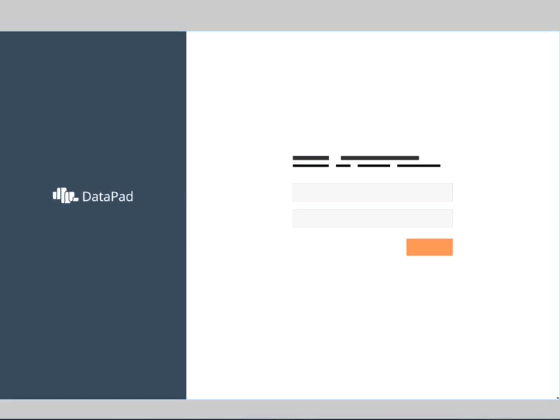 DataPad Responsive Prototype animation antetype datapad gif responsive web