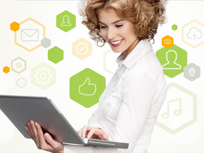 Dexline beauty dex dexline friendly girl green light olive webdesign