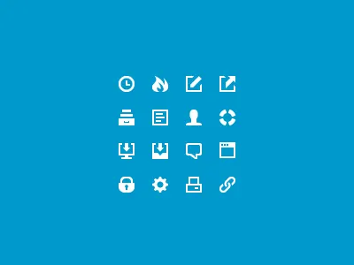 Simple UI Icons flat flat design icon mohldesign pixel perfect simple ui icon