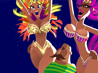Girls brazil carnival character photoshop sexy woman