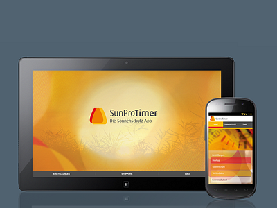 SunProTimer App android app design health interaction design interface design logo medicine mobile multimedia ui ux design windows