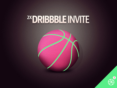 2 Invites dribbble free freebie invitation invite invites ix join psd ui