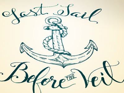 Last Sail brush hand lettering ink pen