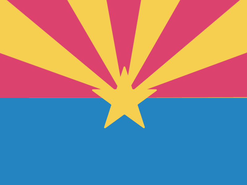 AZ ZIP arizona az flag flags graphics motion spin state
