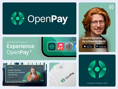 OpenPay - Finance animate b2b banking brand branding debit dipa inhouse ewallet finance financial fintech logo minimalist modern money payment saas startup wealth wealth management