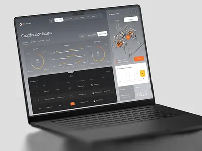 Structura360 - Construction Web Dashboard ai app app design b2b building business construction coordination crm dashboard design interface issue product saas service software ui ux web