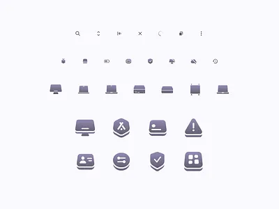 CleanMyMac B2B app icons app icons graphic design icon design icon set icons