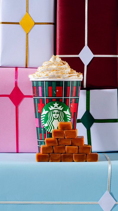 Toffee Nut Latte Animation for Starbucks animation graphic design motion graphics