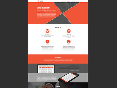 JustUs agency flat site ui web web design