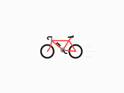 Bicycle bicycle bike dash illustration linear vroom zoom