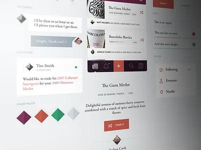 Style Tile interaction ios stye tile style guide ui ux