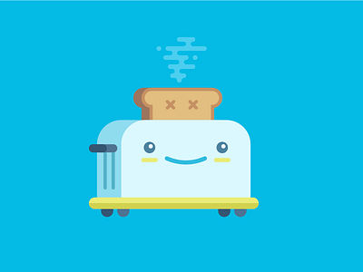 Toaster murderer bread corpse dead flat funny killer kitchen murder smoke toast toaster