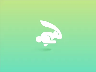 White Rabbit brand icon logo minimal