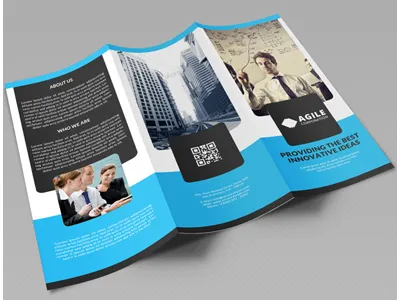 Creative Corporate Tri Fold Brochure Vol 17 a4 ad advertising branding brochure business business brochure corporate brochure graphic river template tri fold trifold