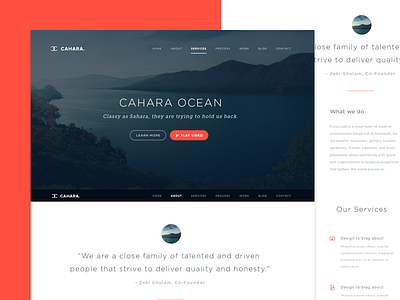 Cahara Wordpress Theme design flat flat ui ios7 sleek theme ui whitespace wordpress