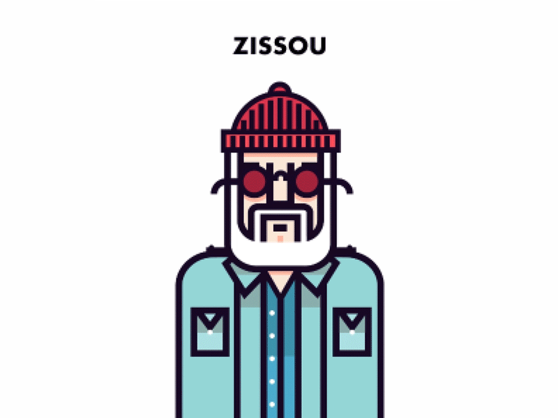 Zissou aquatic bill glasses hat life murray steve zissou