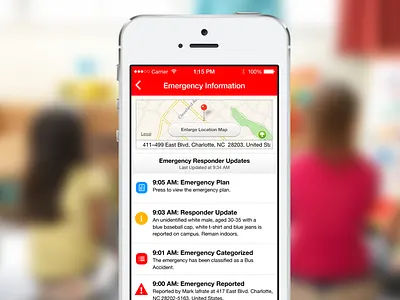 Punch Alert iOS App apps ios mobile user interface
