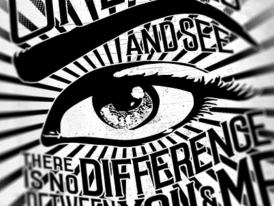Open Your Eyes apparel bound by blood clothing design illustration lettering streetwear t shirt