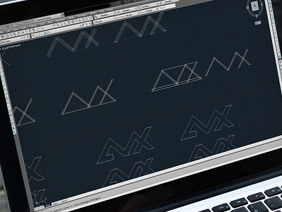 Type Wireframing ali autocad brand identity branding construction effendy grids logotype type wireframe wireframes