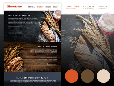 Medienbäcker Website – WIP 2