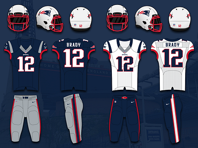 New England Patriots Uniform football nfl patriots sports