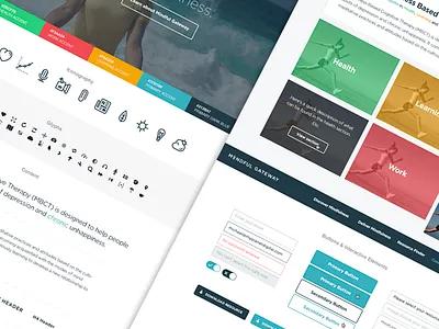 A mindful moodboard artboard concept draft moodboard styleguide