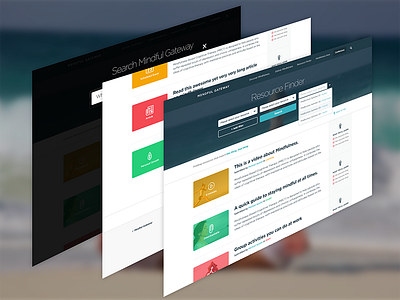Resources. calm color layout thumbnails