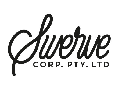 Swerve Corp Pty. Ltd. hand lettering