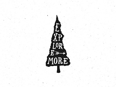 Explore more adventure explore illustration lettering tree type