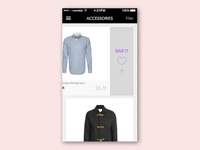 UX Saving Product Test app apps ios iphone mobile product save test ui ux