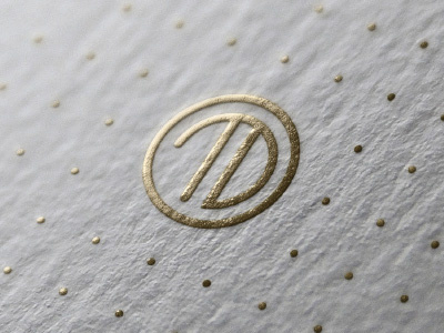 Travel Dynamics Agency Logo (Concept) agency agent brand classy gold initials logo luxury metallic minimalist monogram travel