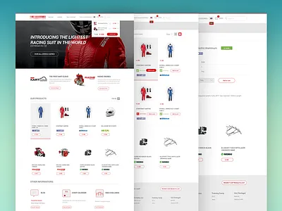 Ecommerce Website cart ecommerce product product detail product list web design