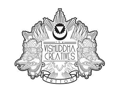 Vishuda Creatives branding illustration logo shirt design tattoo vishuddha