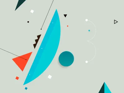 Geometric Composition abstract form composition geometric shape lines triangles