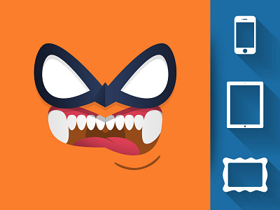 The Monsterrataz: Captain Hero J. Monster creature greece ipad iphone monster monsterrataz pillow print product red bubble samsung galaxy tote bag