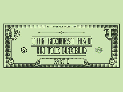 The Richest Man in the World (book cover) andreas wikström book book design cover dollar illustration lines typography