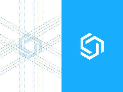 Contractor Icon branding logo mark monogram