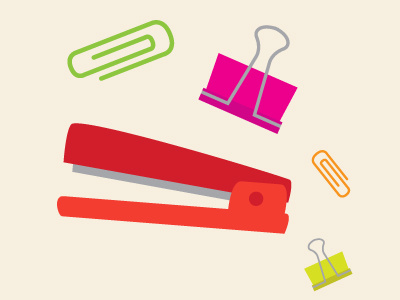 Office Supplies clip office paper clip stapler