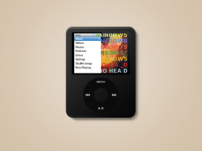 Ipod Nano 3g icon ipod ipod nano 3g music player photoshop